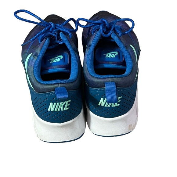 Nike Air Max Thea Print Blue Spark Green Glow women’s as 9.5 EUC - Picture 5 of 8
